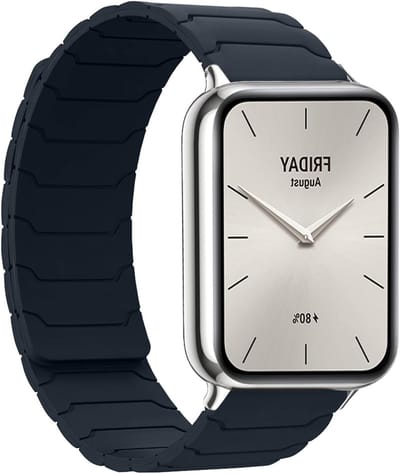 Verstelbare Magnetische Sportband voor Smartwatch en Smartband, Sterk Siliconen Materiaal voor Dames en Heren, Geschikt voor Diverse Modellen