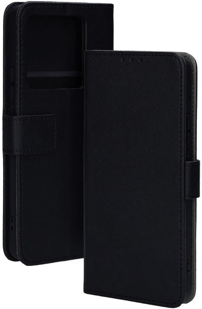 Mobiparts hoesje geschikt voor Xiaomi 14T Pro - Wallet/Boekhoesje - Eco Leer - Magneet Sluiting - Opberg vakken - Zwart