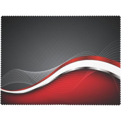 Abstract Rood Zwart Geometrisch Tafelkleed, Rechthoekige Wasbare Tafelhoes voor Huis Keuken Bedrijf 90x140cm gray
