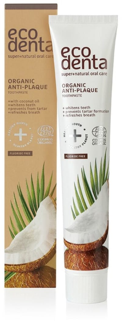 Ecodenta Tandpasta Organic Coconut - 4 x 75 ml - Voordeelverpakking