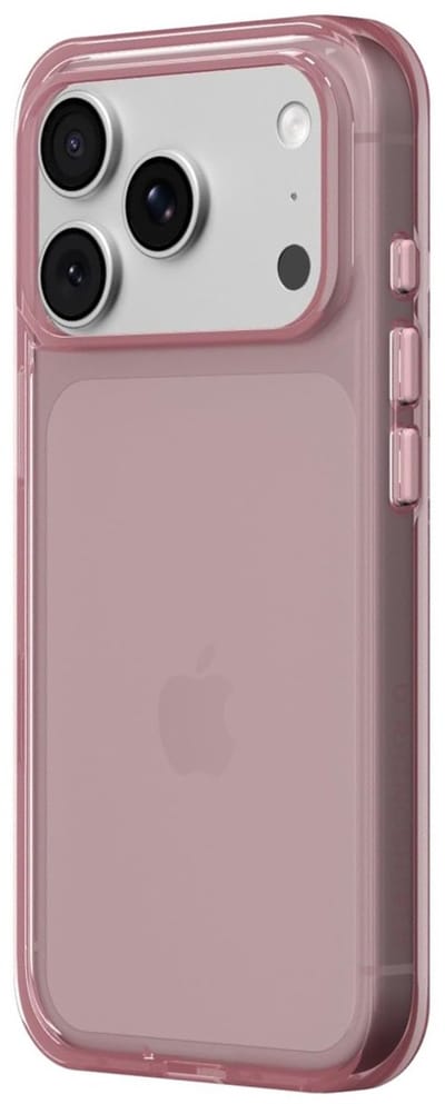 Rhinoshield, Hoesje Geschikt voor Apple iPhone 17 Pro Schokbestendig JellyTint Serie Draadloos Opladen Compatibel, Roze