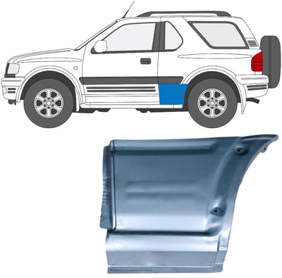 Reparatiepaneel achterspatbord voor Opel Frontera B 1999-2002 / Links