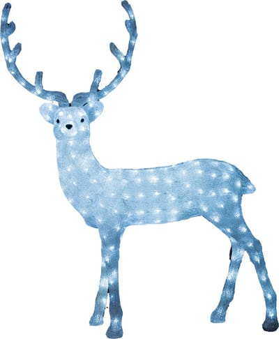 Feeric Lights & Christmas Kerstverlichting figuur -rendier -118,5 cm -200 leds -helder wit