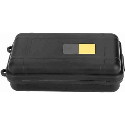 EDC Outdoor Survival Waterdichte Uitrusting Verzegelde Doos Stofdicht Drukbestendig Black S