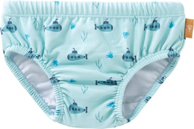 Fresk Luierbroek/ Zwembroek 74 - Ruimte voor Zwemluier - Sneldrogende Zwemkleding - UV-bescherming UPF 50 - Zwemshort Jongens - Blauw - Submarine