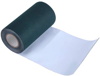 Lijmband Kunstgras - Tapijt Reparatie - Gazon Verlijmen - Sterke Kleefkracht - 5 Meter Lang - Donker Groen