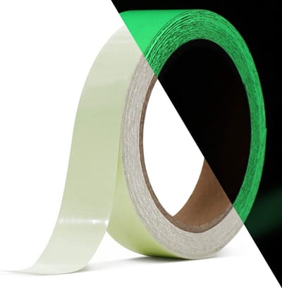 Gloed in de Donkere Band Heldere en Langdurige Fluorescerende Tape - Lichtgevende Tape voor Buitensporten, Nachtdecoraties en Veiligheidsmarkeringen 2cm * 5m (Groen)