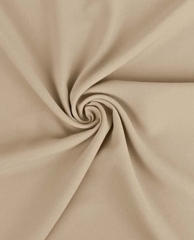 Burlington Stof Uni per Meter – Donker Beige – Stevig & Vormvast – Texture Stof – Voor Broeken, Rokken & Colberts