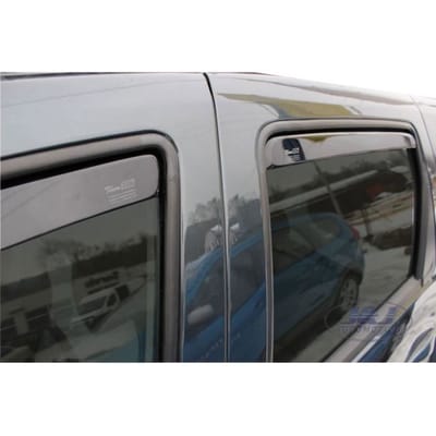 J&J AUTOMOTIVE Déflecteurs d'air pour Dacia Duster 2010-2017 4pcs Fumé Acrylique renforcé - Installation facile