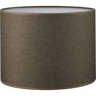 Home Sweet Home Lampenkap Canvas cilinder - van stof - macchiato - Moderne stoffen Lampenkap - 25/25/19cm - E27 lamphouder - voor wandlamp,