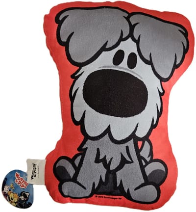 Woezel & Pip 1X Vormkussen - keuzen uit 2 kleuren rood of geel