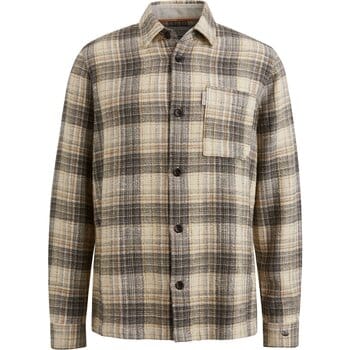 Sweaters Cast Iron Overshirt Ruit Groen