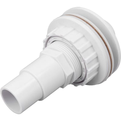 Complete Lekvrije PVC Terugslagmondstuk 1‑1 2 Inch Inlaat Terugslagmondstuk voor Hayward SP1023 Boven Grond Zwembad white