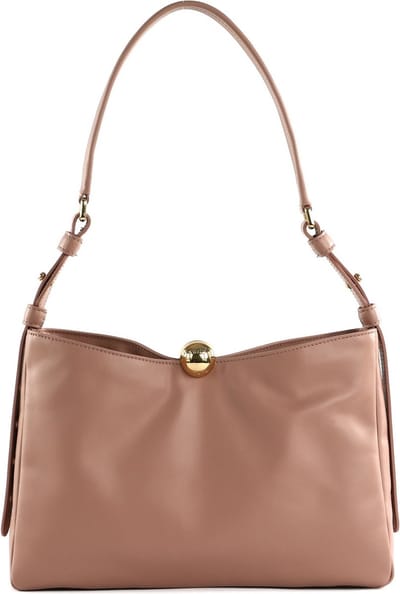 FURLA Leren Schoudertas Sfera Soft Shoulder Bag Tulle Oud roze
