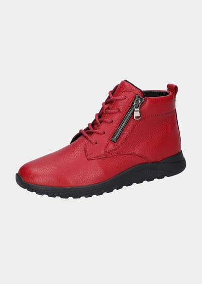 Lage schoenen van nappaleer - rood - Gr. 37 van Goldner Fashion