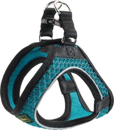 Hondentuigje Hunter Hilo-Comfort Turkoois Maat XXS (26-30 cm)