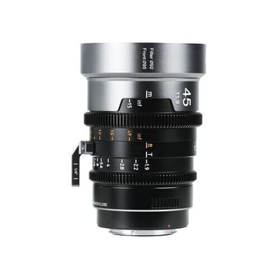 Sirui IronStar T1.9 1,5x Anamorphic Full Frame Cine-lenzen 45mm met PL / EF-vatting  Blauwe fakkel