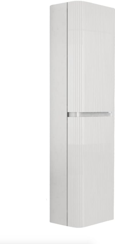 LINEA UNO - Virka 140 - Glans wit - Kolomkast - - 301704