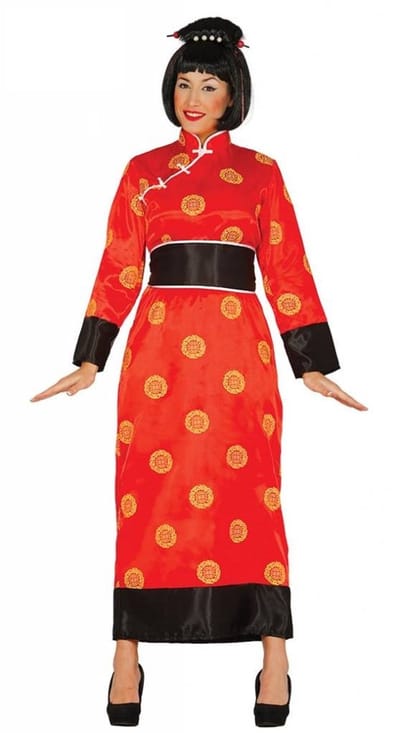 Chinese dame kimono - Maat XL