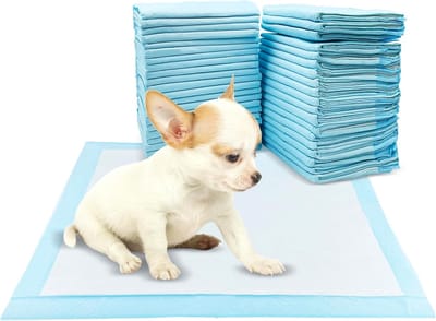50 stuks incontinentie-onderleggers - wegwerp - 60 × 40 cm - puppyonderleggers - incontinentie-bedonderlegger - pillenmat - training - lekvrij