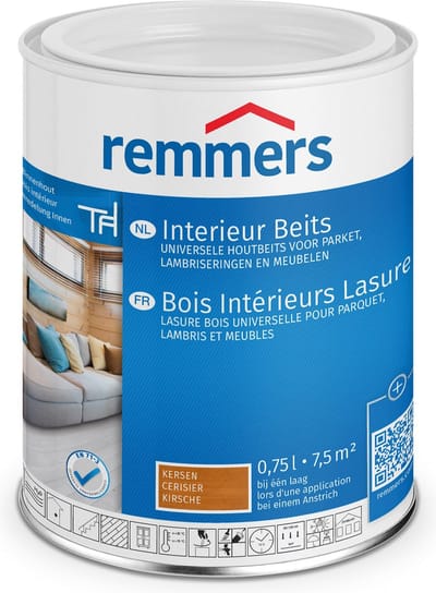 Interieur Lazuur kersen 0,75 liter