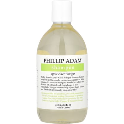 Phillip Adam, Shampoing au vinaigre de cidre de pomme, 350 ml (355ml) beige