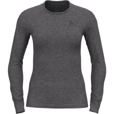 Odlo Active Warm Lange Mouw Thermoshirt Dames - Grijs - Maat XS