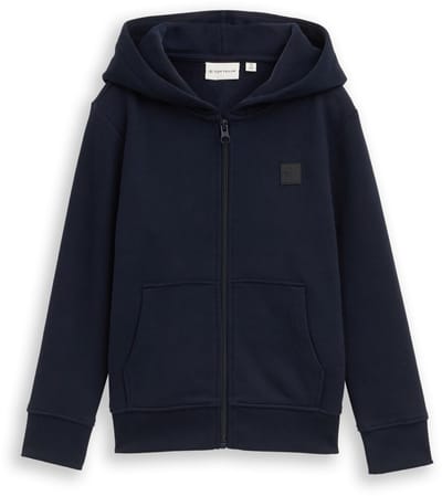 Tom Tailor - Hoodie-sweatjack - Maat 92/98 - sky captain blue