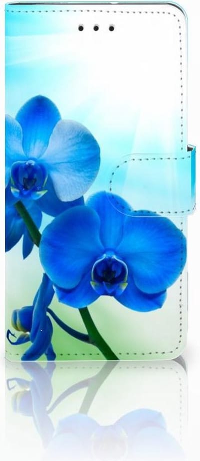 Motorola Moto G7 Play Hoesje Orchidee Blauw - Cadeau voor je Moeder
