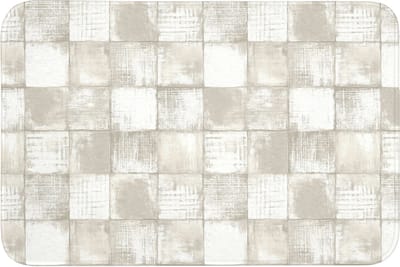 Badmat 90x60 cm - Antislip - Tegel - Patroon - Verweerd - Badmatten voor badkamer - Badkamermat - Douchemat - Badkamer mat