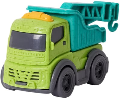 Speelgoedtopdeals - BIOplastic Kraanwagen - 8 cm - Duurzaam speelgoed