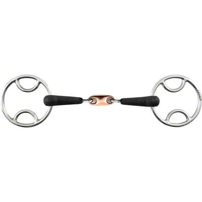 3-effecten dubbele pauze rubber kaak Premier Equine