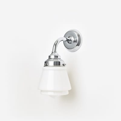 Wandlamp Komeet Curve Chroom - Art Deco Trade