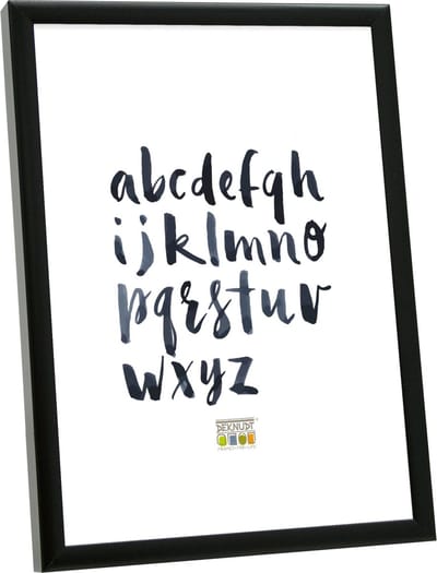 Deknudt Frames fotolijst S024S2 - zwart aluminium - foto 24x30 cm