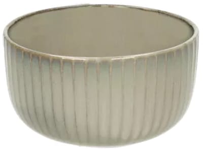 Pomax Henri kom - Ontbijtkom voor yoghurt, granola en havermout - Steengoed - Ø 11 cm - Havermoutkleur