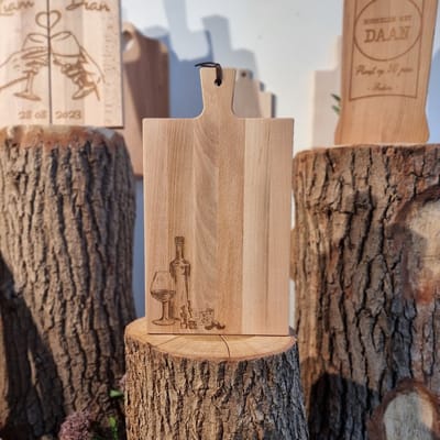 Tapas borrelplank | Houten borrelplank gegraveerd