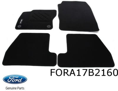 Ford Focus III (3/11-1/15) Mattenset (4x) naaldvilt tekst "Focus" Origineel! 1892573