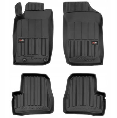 FROGUM – 3D Rubber Vloermatten voor PEUGEOT 206 (1998-2012) – Set van 4 – TPE – Hoge rand 6 cm