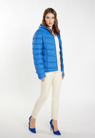 Faina gewatteerd winterjack Dames blauw