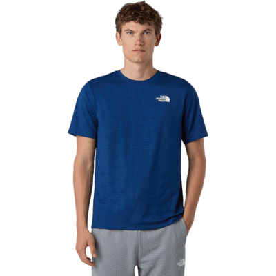 T-shirt Korte Mouw The North Face NF0A8BEPEEO1 M 24/7 SS TEE EMBOSSED-ESTATE BLUE