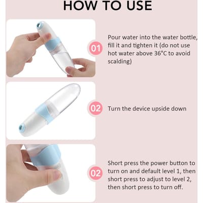 Elektrisch Draagbaar Reisbidet voor Persoonlijke Hygiëne Reiniging/Verzachtende Perineale & Aambeienbehandeling Handdouche voor de Billen white