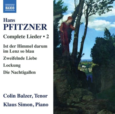 Colin Balzer, Klaus Simon - Pfitzner: Complete Lieder, Vol. 2 (CD)