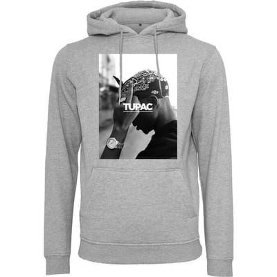 Mister Tee Tupac - 2Pac F*ck the World Hoodie/trui - M - Grijs