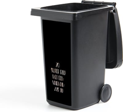 Container sticker Vriendin - Zo super blij met een vriendin als jij - Beste vrienden - Quotes - Spreuken - 44x98 cm - Kliko sticker