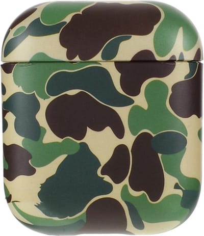 Peachy Army legerprint hoesje geschikt voor AirPods 1 en 2 - groen