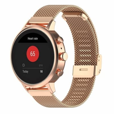 By Qubix - geschikt voor Huawei Watch GT 6 / GT 7 - 41mm - Milanese bandje met klemsluiting - Champagne goud