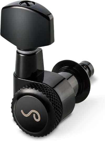 Schaller M6 Pin Locking 6L Black - Stemmechaniek voor gitaar