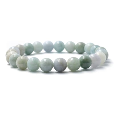 Bixorp Gems Burmese Jade Edelstenen Armband - Gepolijste Edelsteen Kralenarmband
