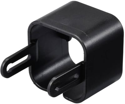 TRU COMPONENTS Modulaire kabelhouder TC-12533288 ABS kunststof Zwart 35 mm Inhoud: 15 stuk(s)