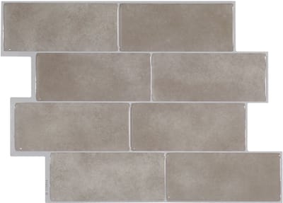 Smart Tiles Zelfklevende keuken achterwand voor keuken en badkamer Metro Beige 4 29,34x21,28 cm